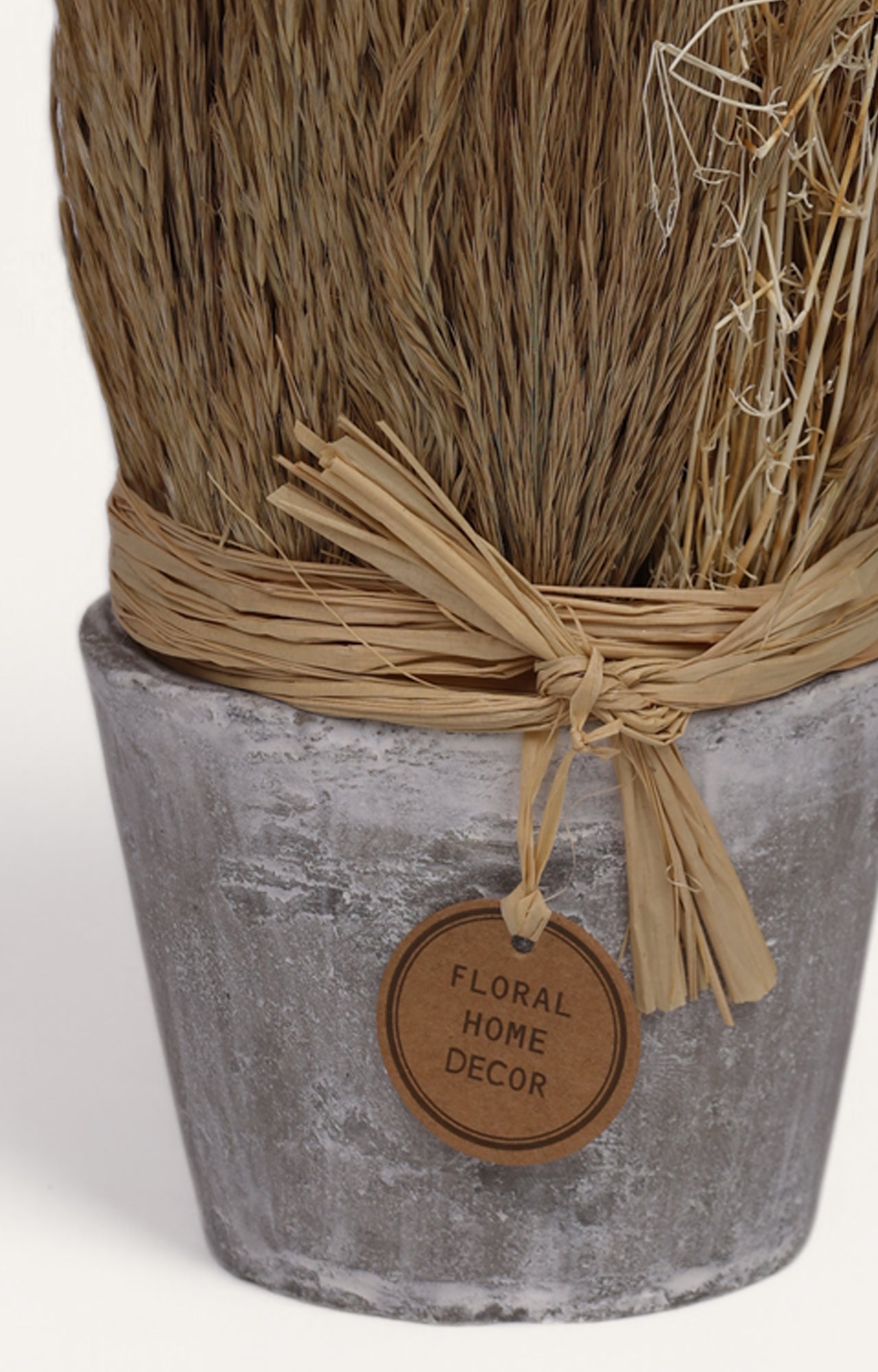 Fusi Dried Flower Cement Pot