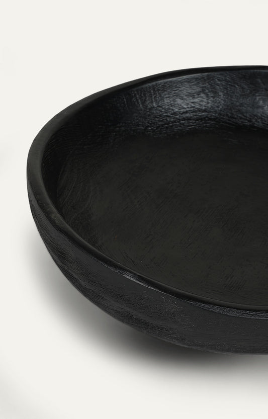 Charcoal Wood Bowl
