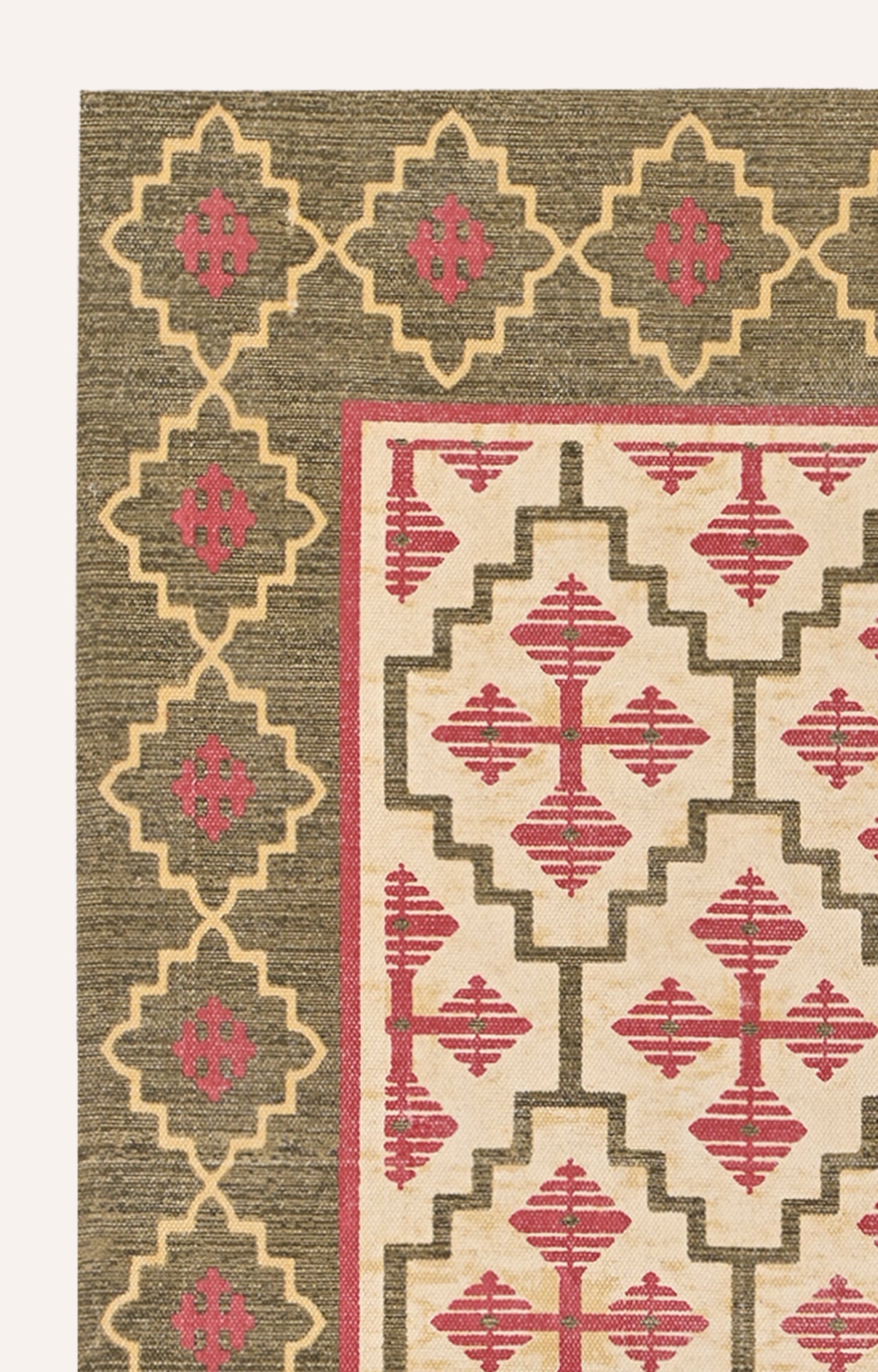 Tranquil Pattern Screen Printed Rug