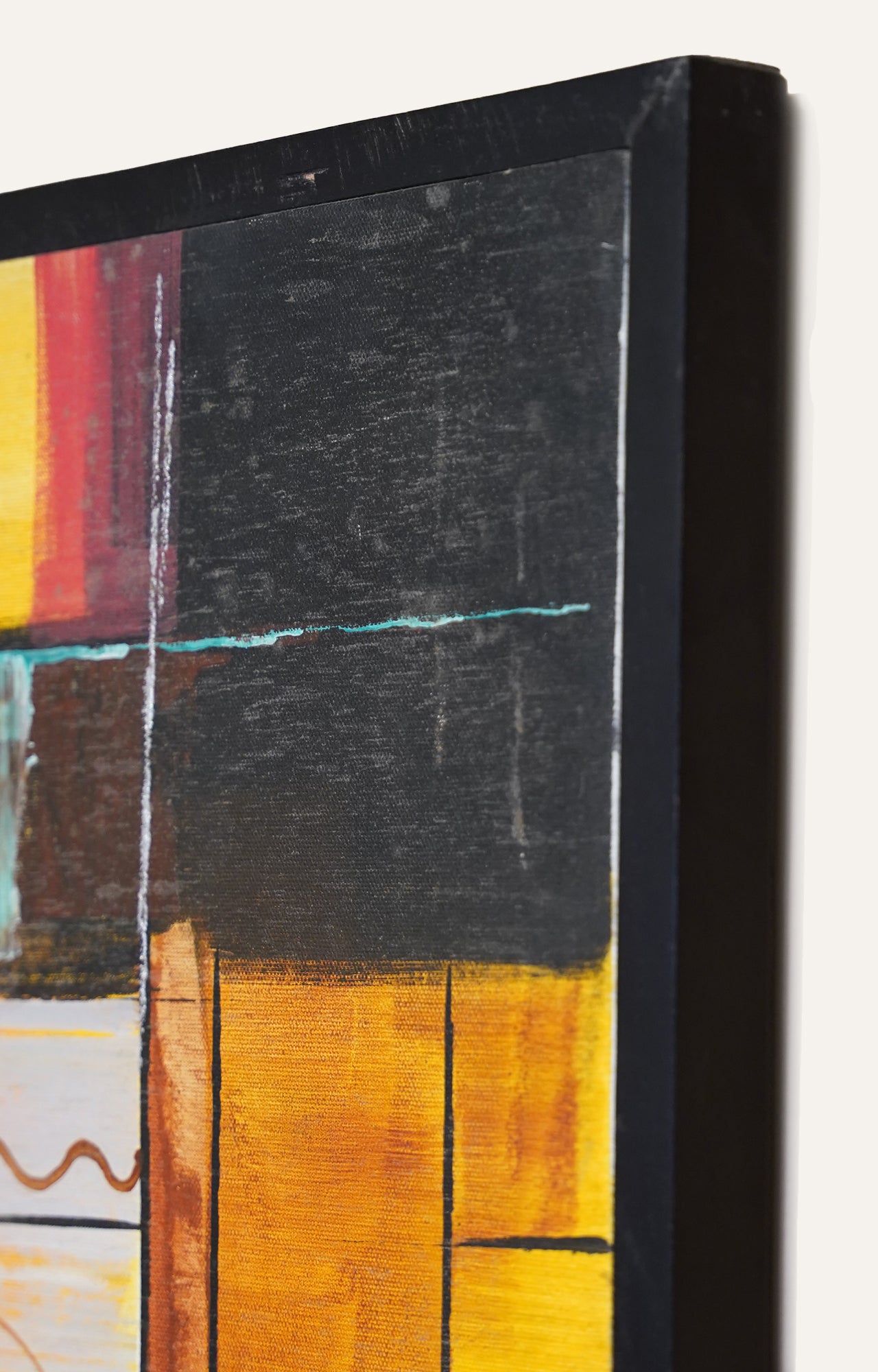 Warm Tone Abstract Painting