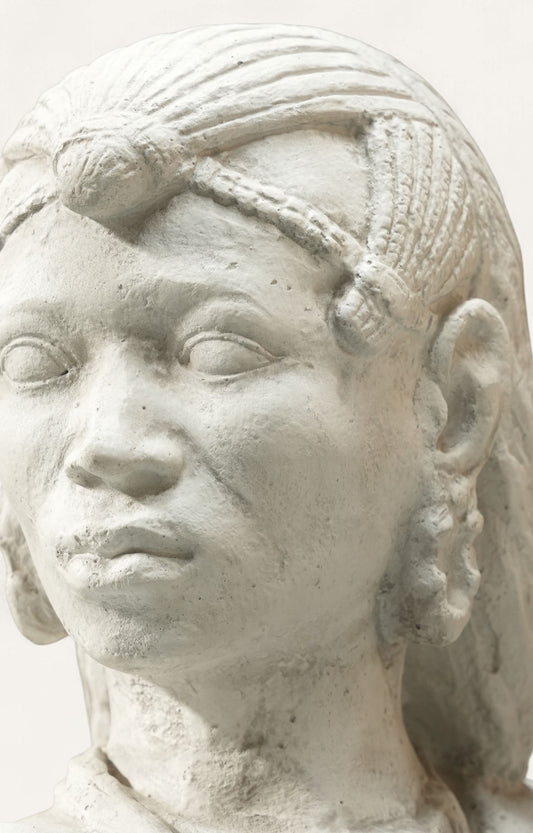 African Warrior Bust
