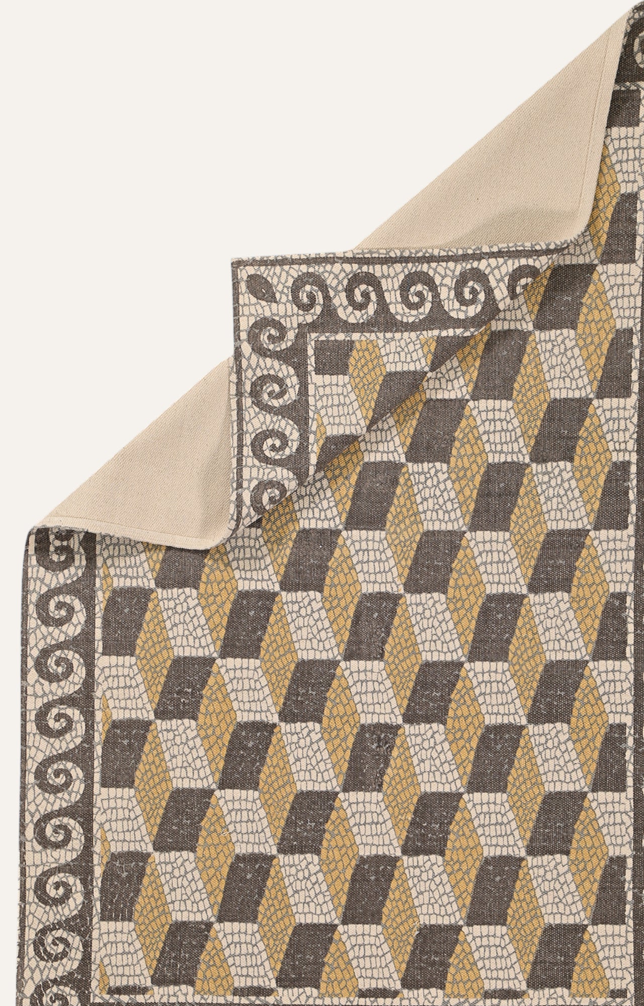 Honeycomb Trompe-Lili Cotton Rug