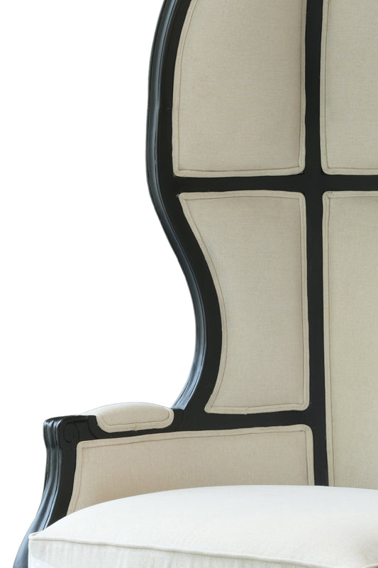 French Linen Canopy Sofa