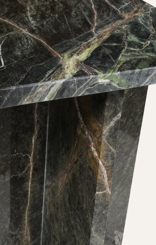 Modern Black Marble Accent Table