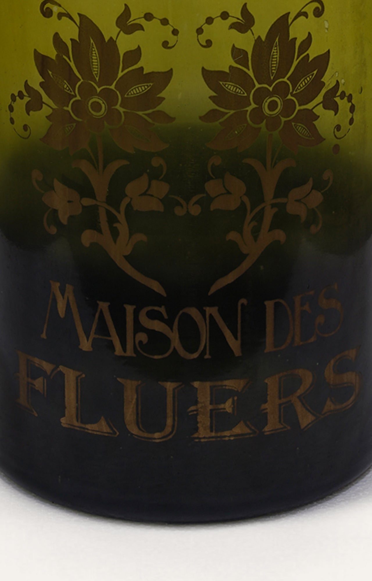 Maison des Fleurs Olive Glass Vase