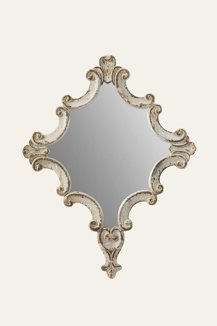 Vintage Geometric Framed Accent Mirror – Samurai Exports