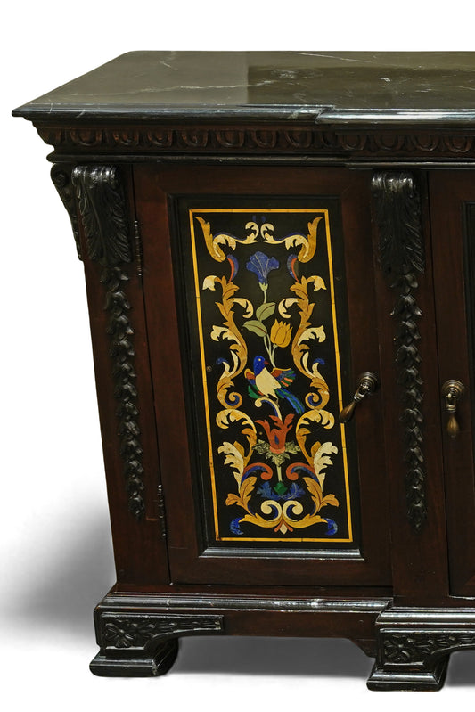 Semi Precious stone inlaid cabinet