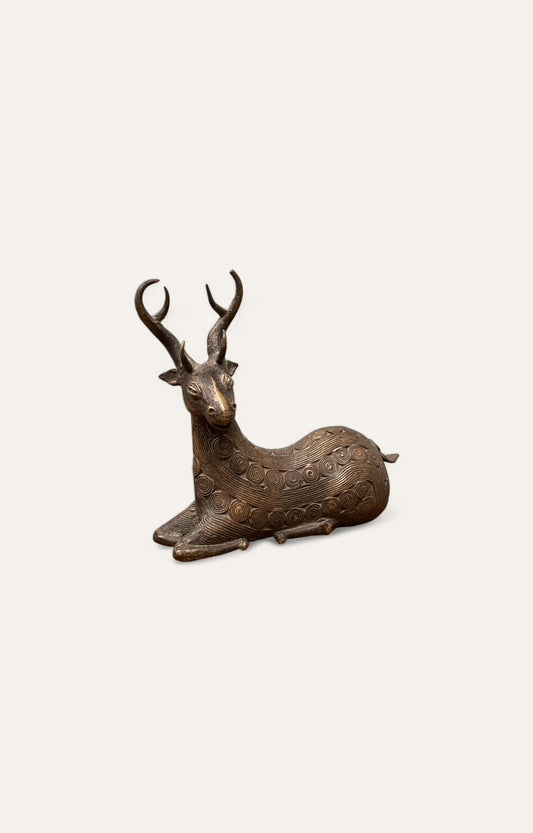 Deer Tribal Art Sculpture