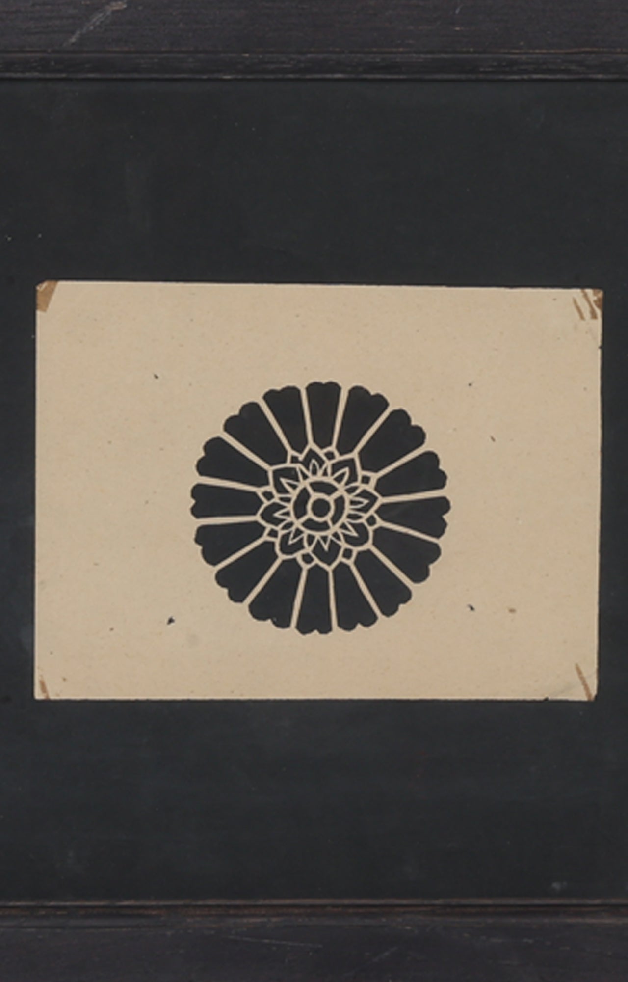 Floral Stencil Art (Framed)