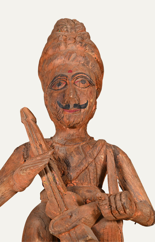 Hanuman's Call Wooden Figurine