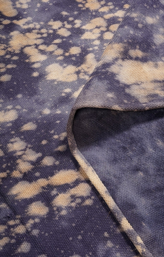 4x6 ft Block Printed Area Rug For Living Room