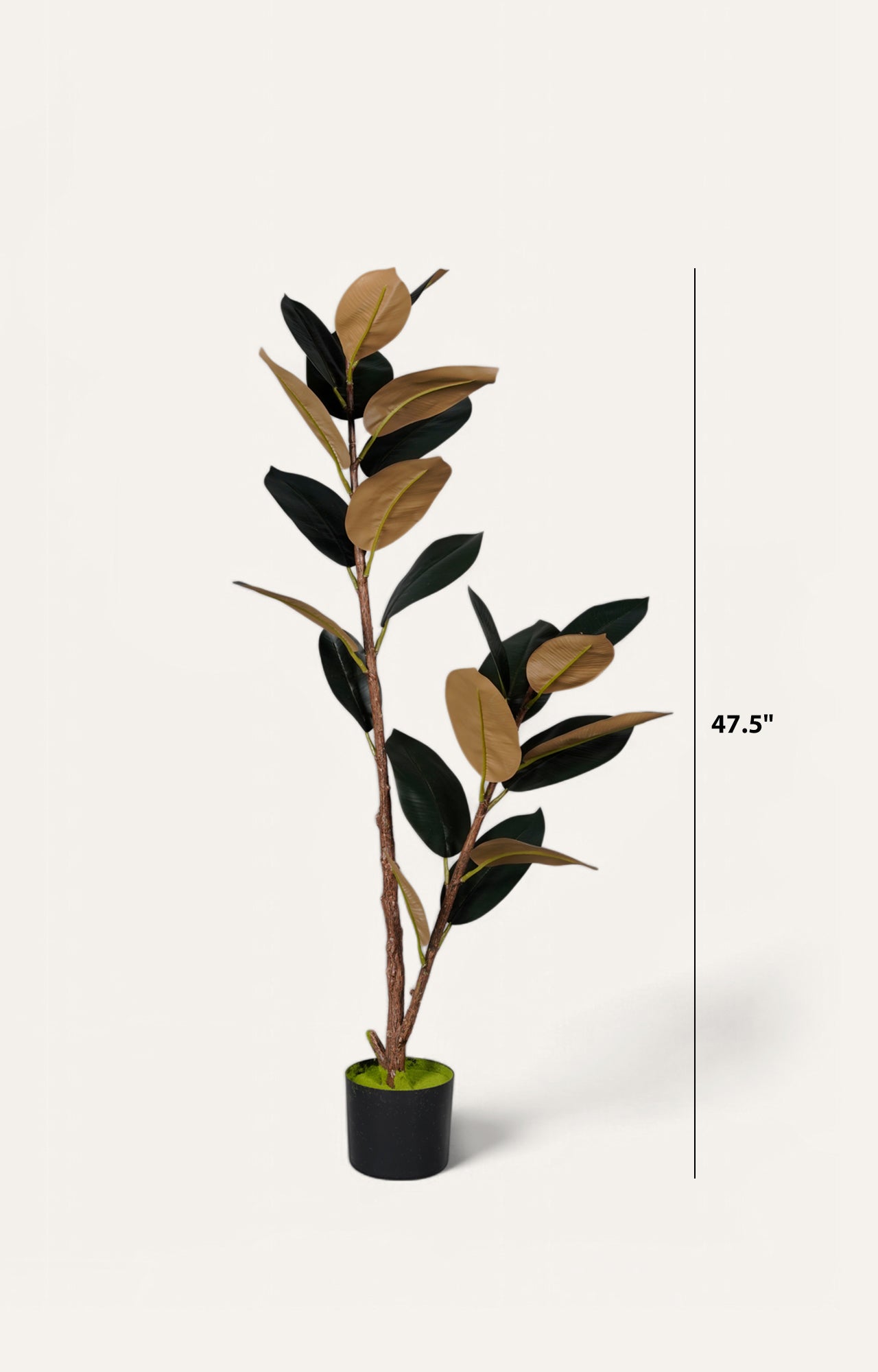 Artificial Rubber Plant – 4 Feet