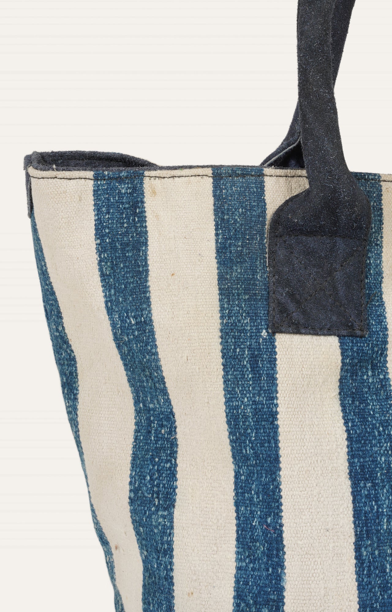 Striped Handwoven Cotton Tote Bag