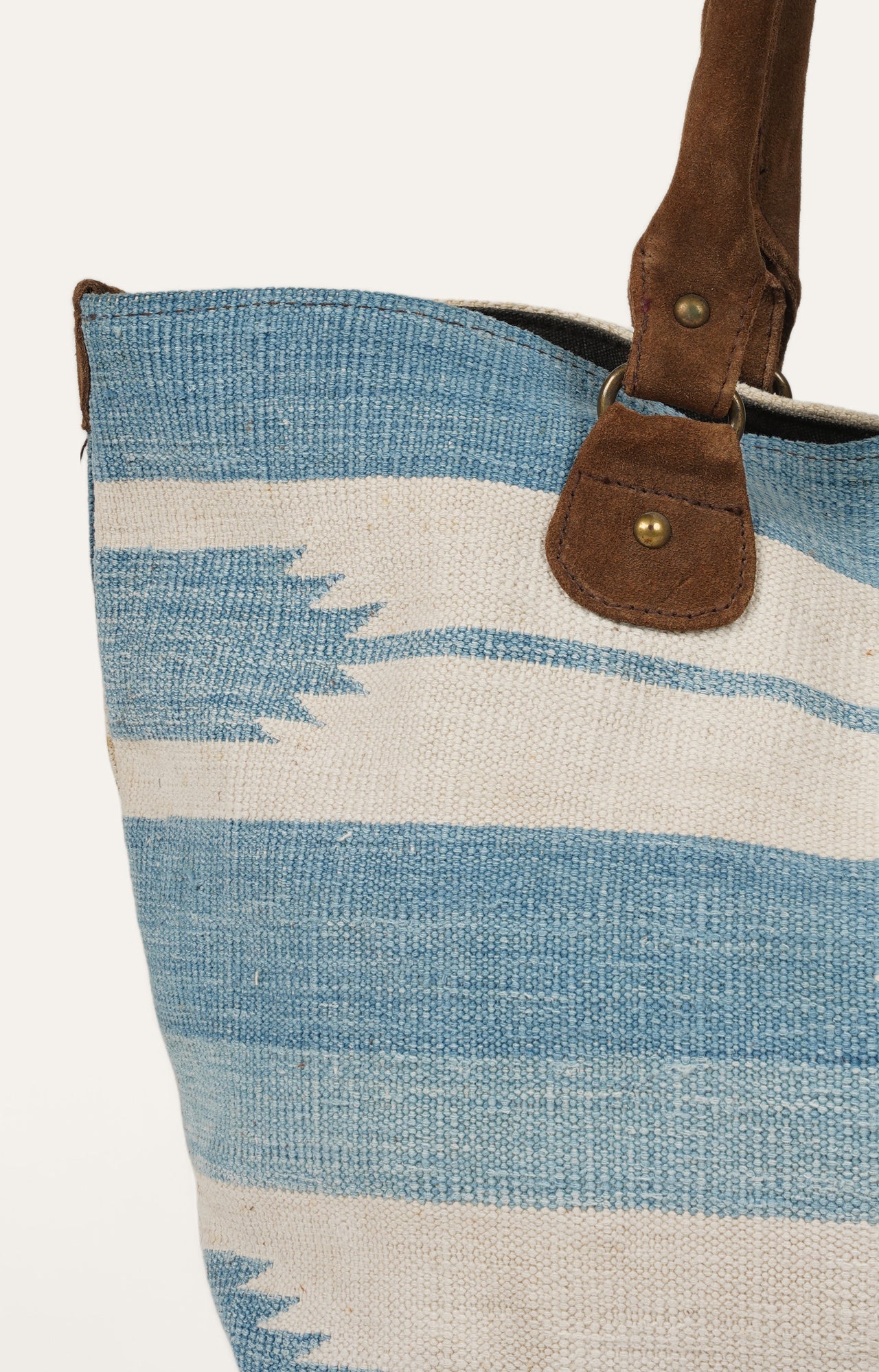 Washed Blue Tote Bag