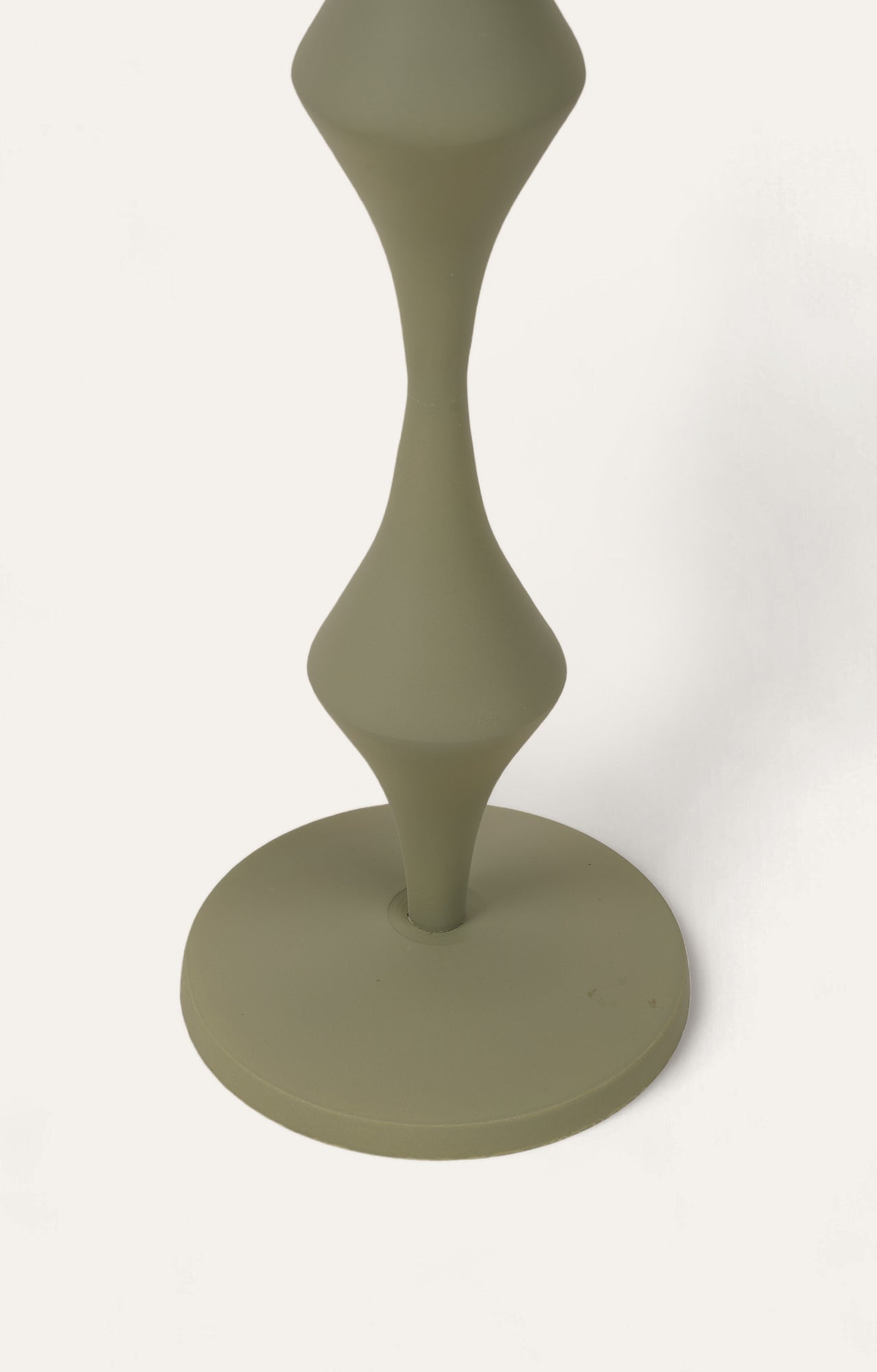 Olive Haze Metal Candle Stand