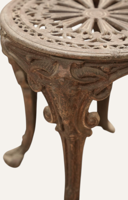 Wrought Iron Outdoor Side Table