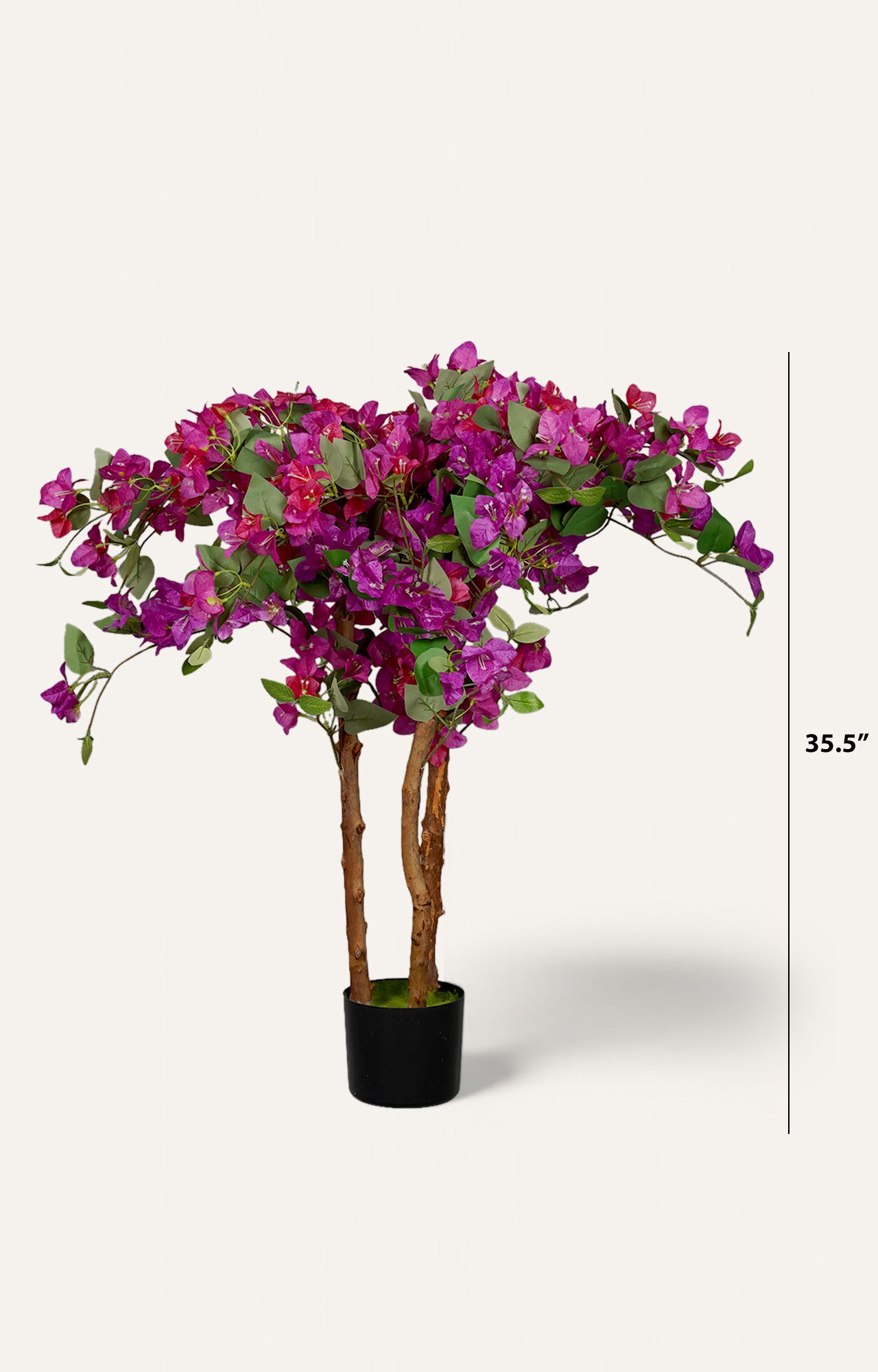 Artificial Pink Bougainvillea Plant - 3 Feet