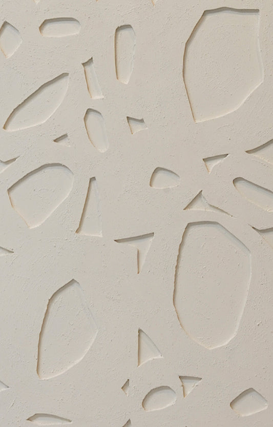 3D Abstract Relief Art with Frame