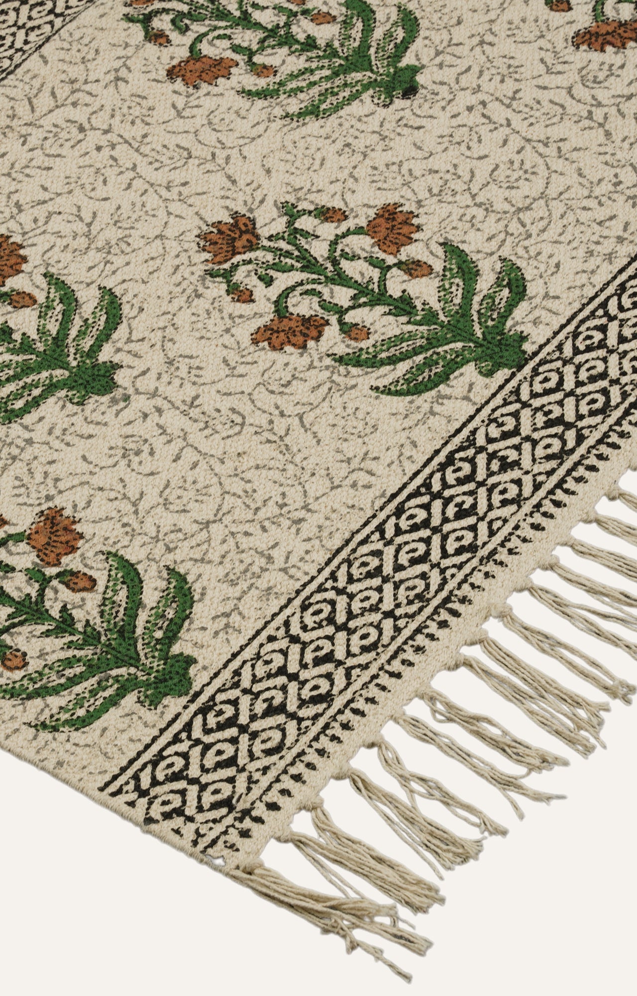 Blossom Block Print Throw