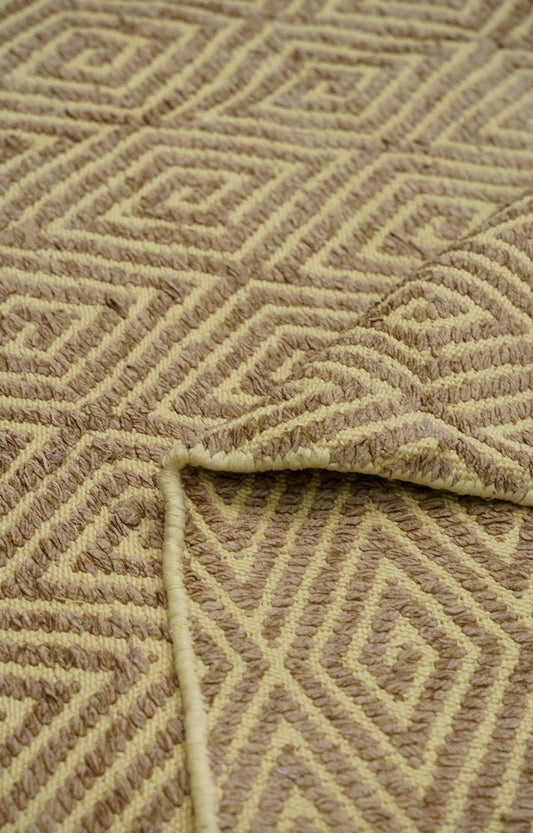 Neutral Handwoven Cotton Rug