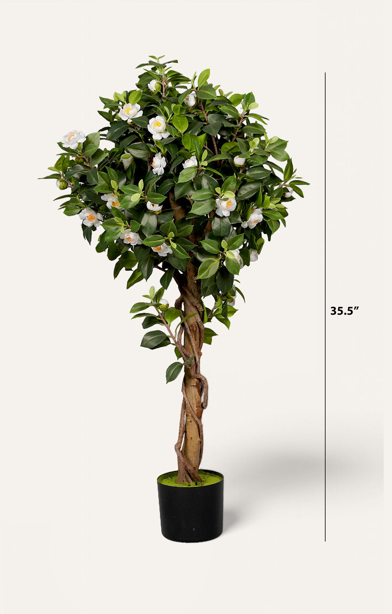 Artificial Camellia Topiary – 3 Feet