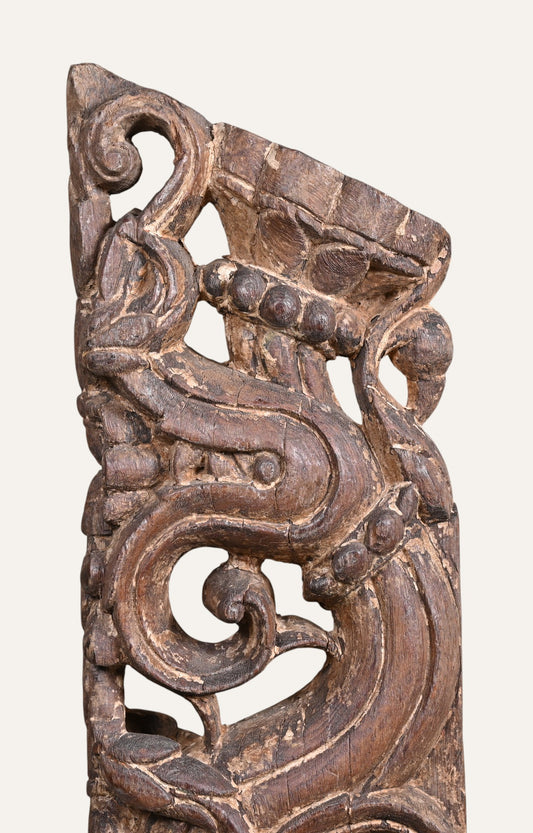 Vintage Ornate Scroll Panel on Stand