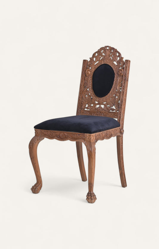 Teak Carved Dining Chair