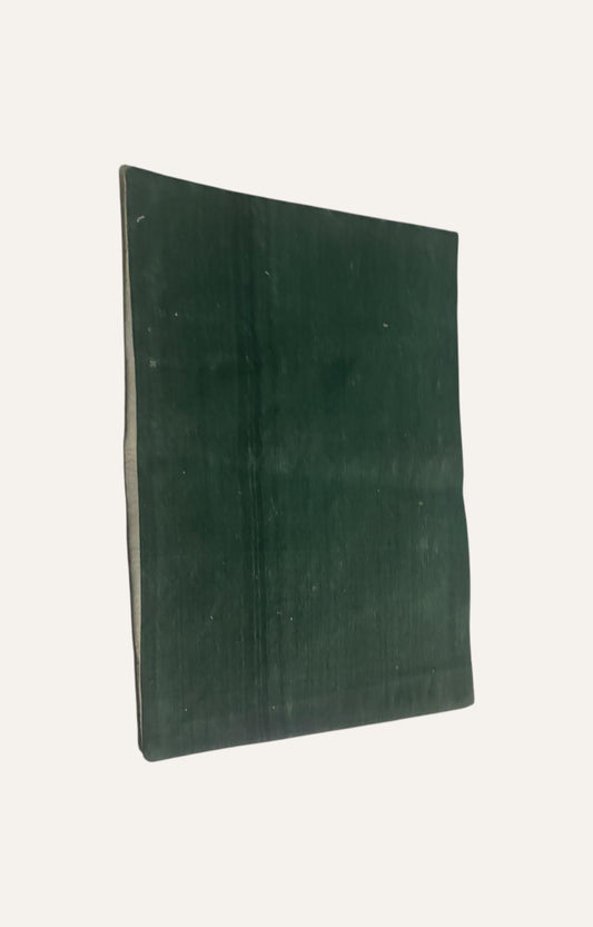 Handwoven Cotton Cushion Cover in Forest Green