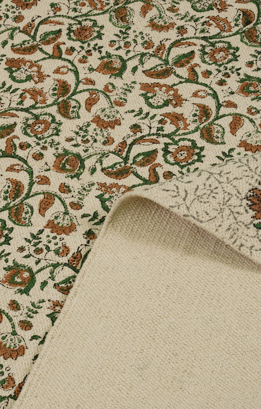 Blossom Block Print Throw