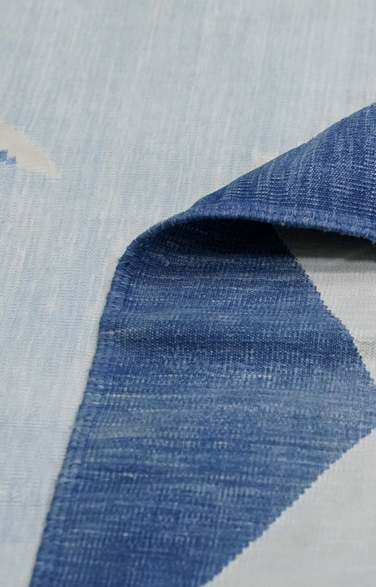 Wavy Handwoven Cotton Rug