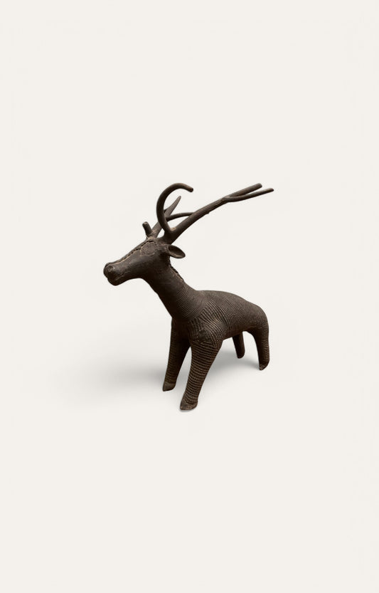 Dhokra Tribal Deer Brass Sculpture
