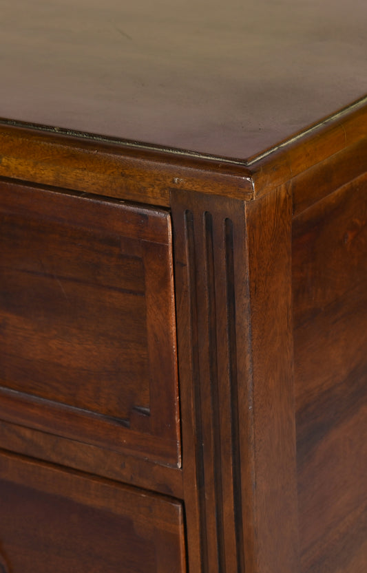 Classic Solid Wood Two-Drawer Chest