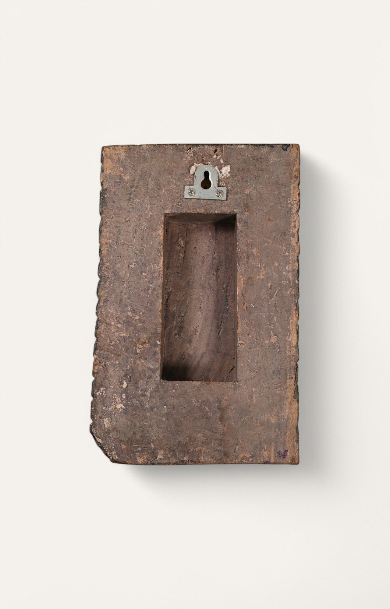 Fierce Warrior Hand-Carved Wooden Wall Mask