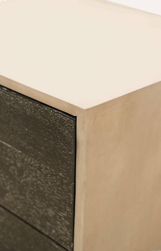 Modern Dual-tone Night Stand