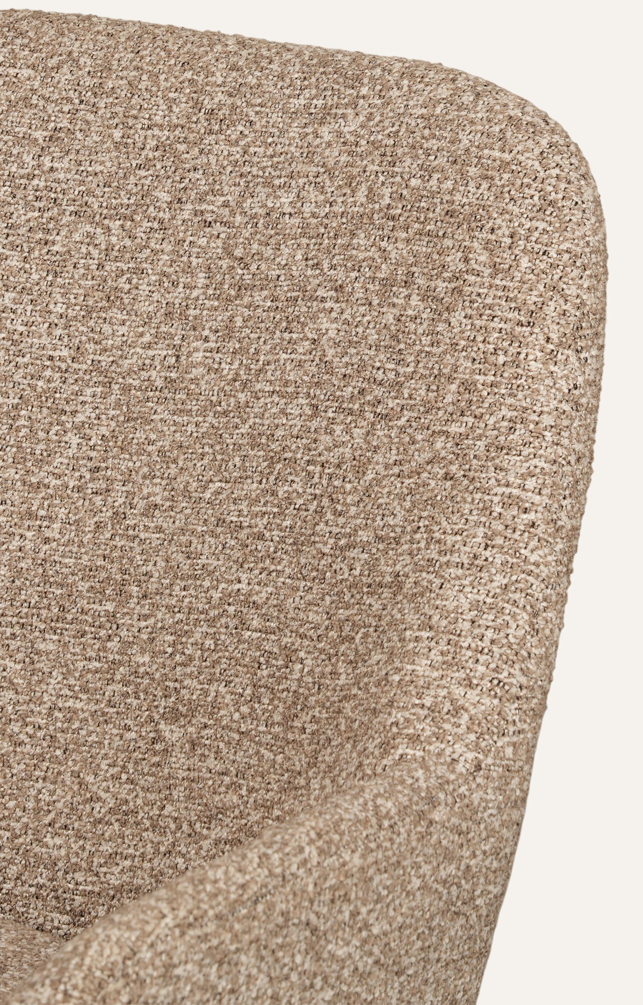 Mid-Century Modern Upholstered Armchair with Wooden Legs