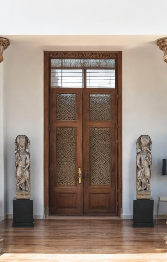 Handcrafted Antique Dwarpal Statues