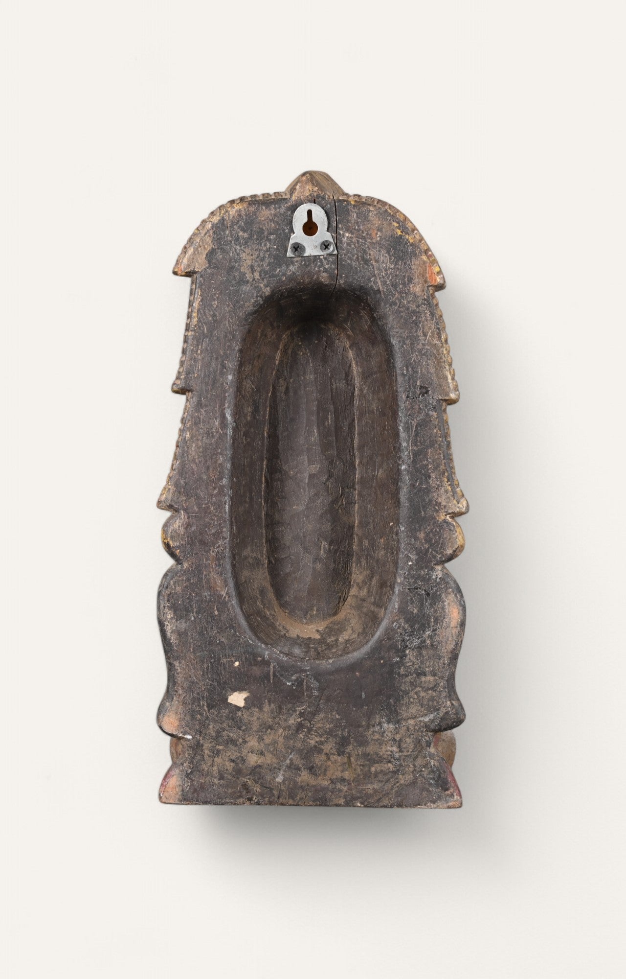 Traditional Hand-Carved Wooden Wall Mask