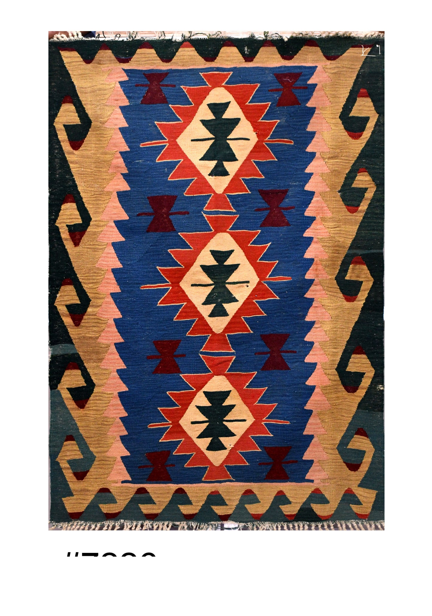 Persian Kilim Flatweave Woolen Rug