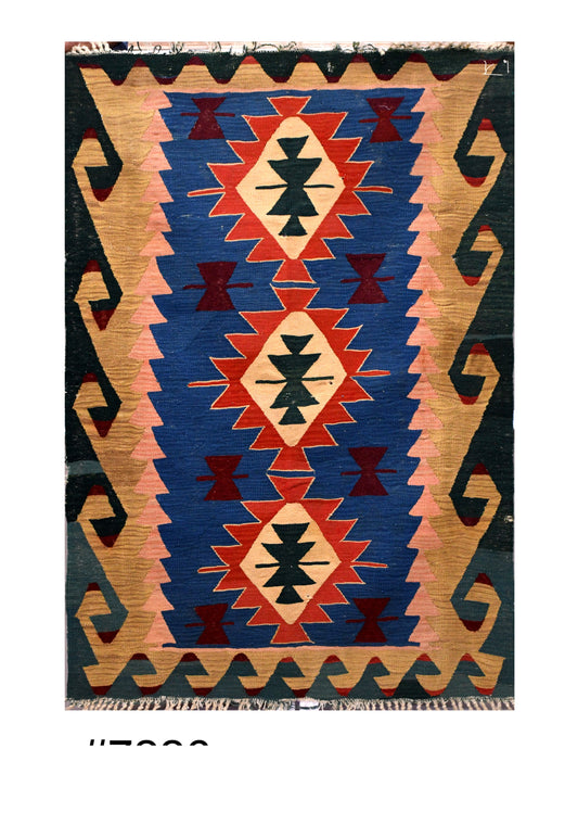 Persian Kilim Flatweave Woolen Rug