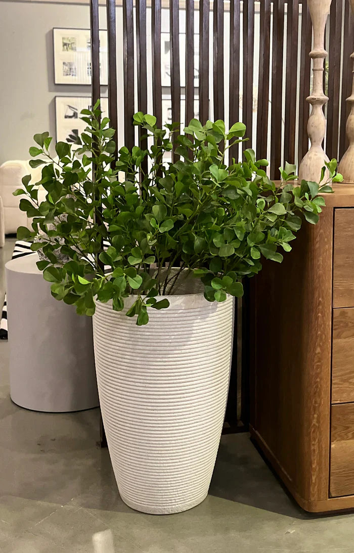 White resin Planter - Small