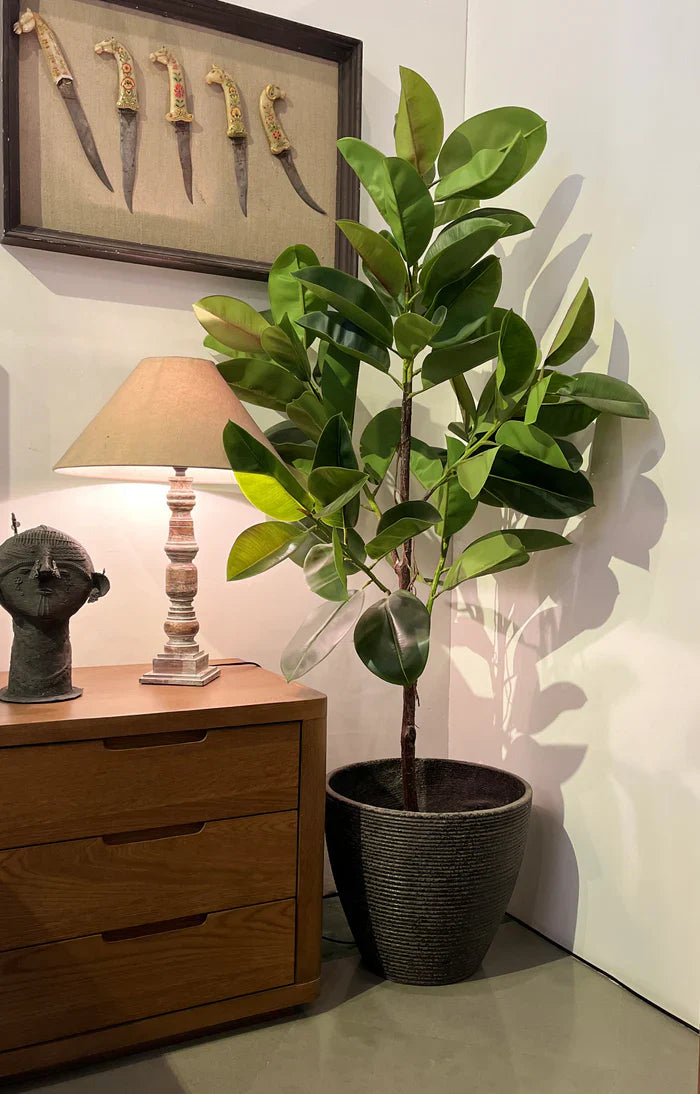 Matte Charcoal Planter – Small