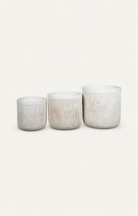 Resin Planter Set of 3
