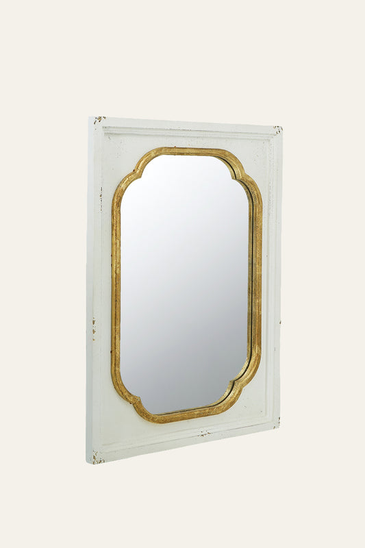 Textured Border Wall Mirror