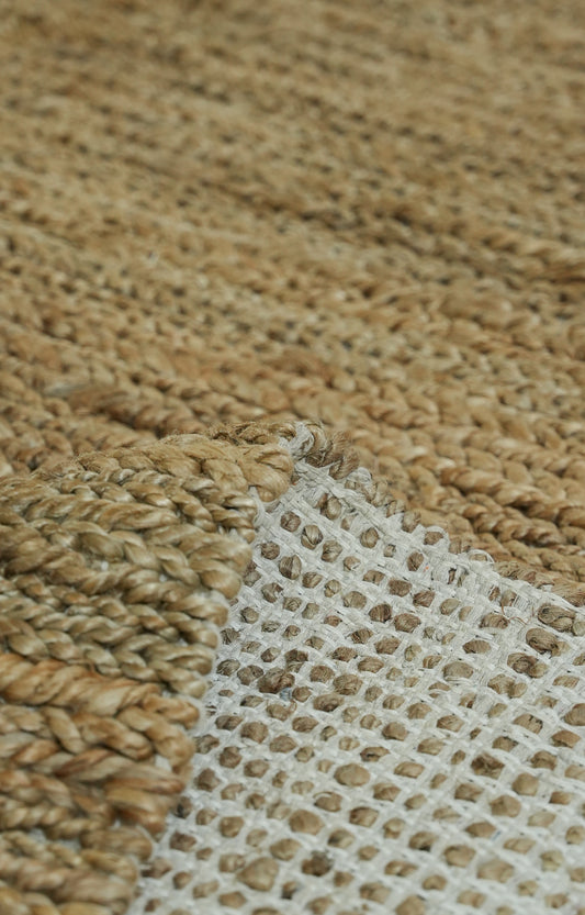 Handwoven Natural Jute Area Rug