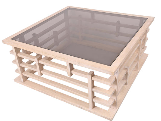 Modern Coffee Table With Glass Top