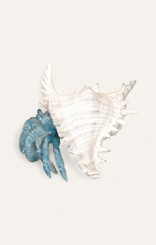 Polyresin Crab Figurine Coastal Decor- Big