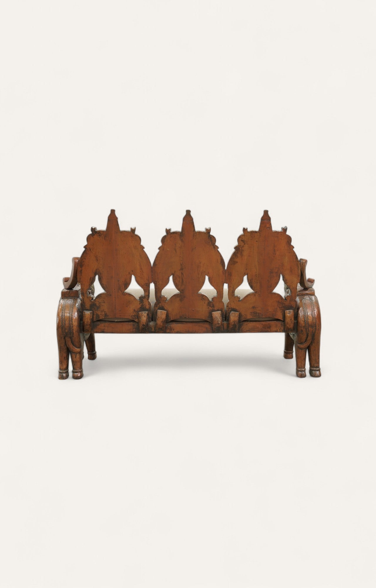 Elephant-Back Mango Wood Settee