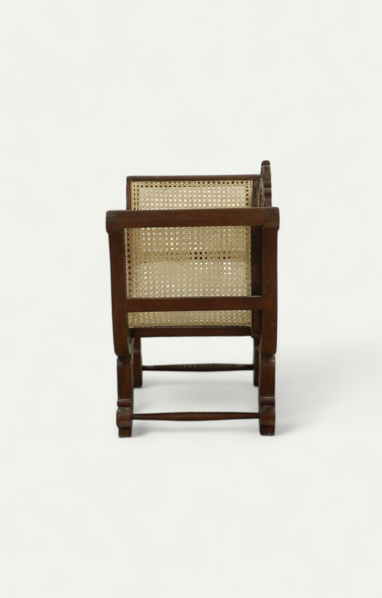 Rattan Hand Carved Arm Chair