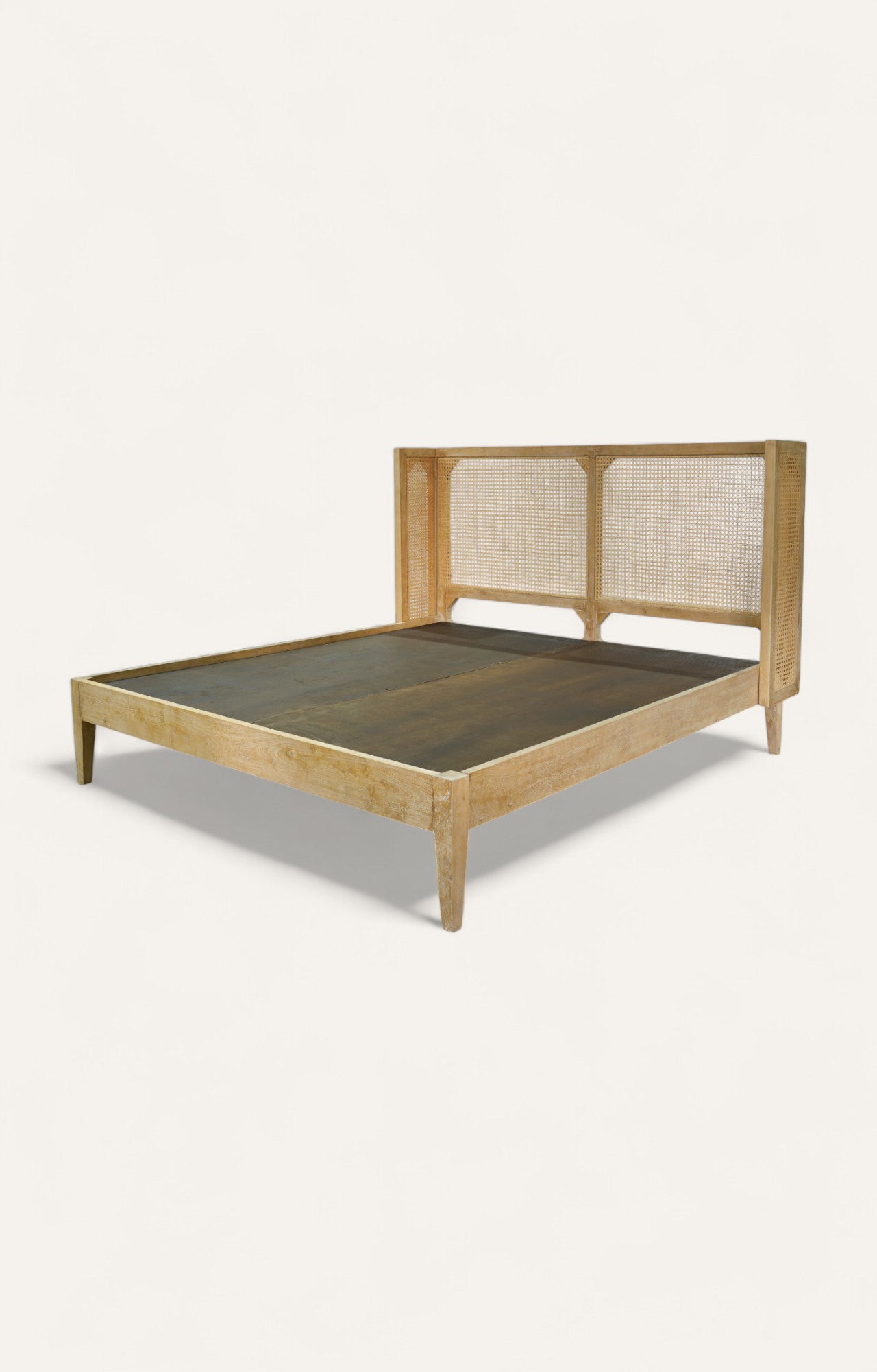 Rainey Natural Rattan King Size Bed