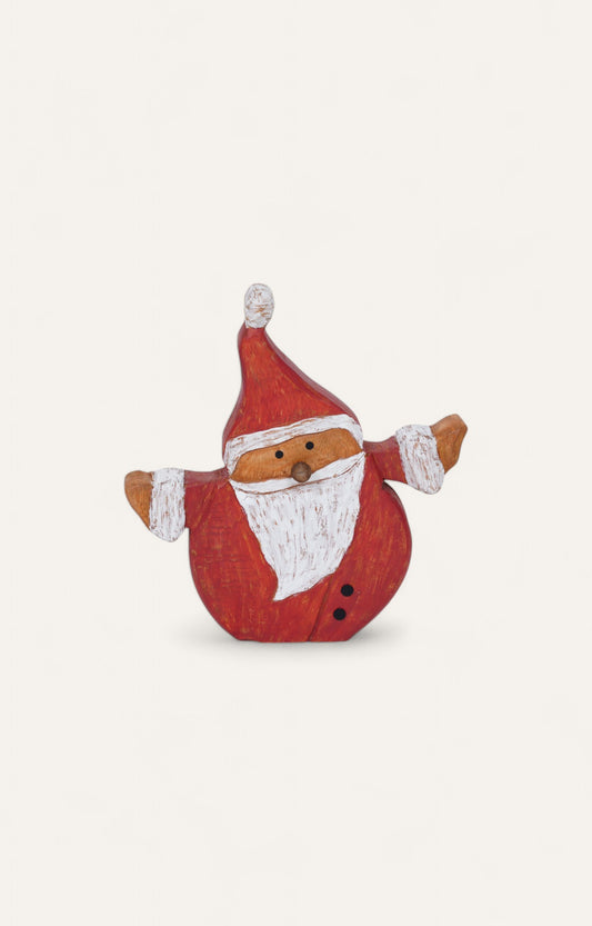 Noel Cute Santa Claus, Wooden Decor